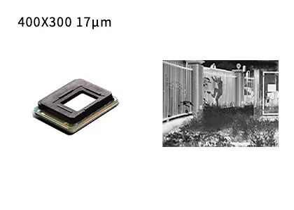 Niechłodzone detektory podczerwieni FPA 400x300 Niechłodzony mikrobolometr Vox