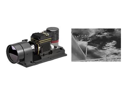 Przemysł petrochemiczny Kamera do wykrywania wycieków gazu na podczerwień z obiektywem 23 mm