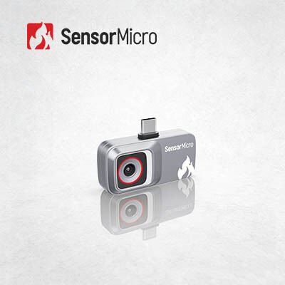 Przystawka do smartfona z termowizją w przystępnej cenie, z rozdzielczością 120×90 i rozmiarem piksela 12μm w obudowie typu Wafer-Level-Package