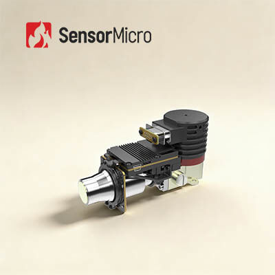 320x256 Rozdzielczość 30μm Pixel Pitch 10mK NETD Moduł chłodzonej kamery podczerwonej do wykrywania wycieków gazu MWIR